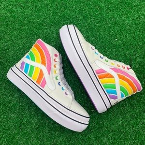 Vans Super ComfyCush Platform Flour Shop Rainbow
